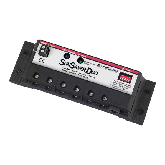 Morningstar SUNSAVER DUO Installationshandbuch