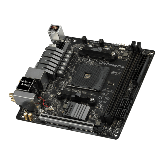 ASROCK FATAL1TY B450 GAMINGITX/AC HANDBUCH PdfHerunterladen ManualsLib