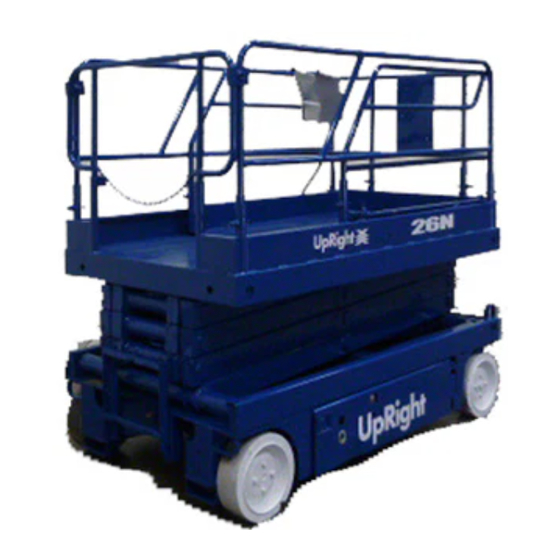 Upright X26 Ultra Narrow Betriebsanleitung