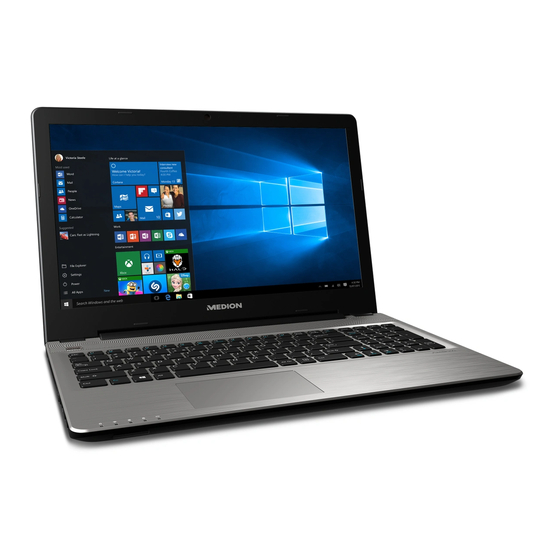 Medion AKOYA E6416 Schnellstartanleitung