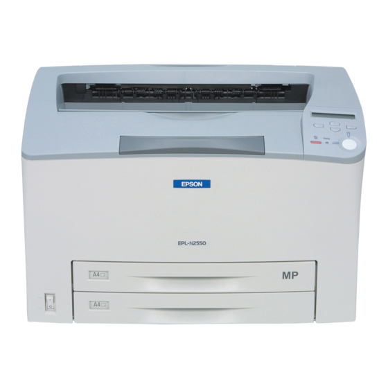 Epson EPL-N2550 Benutzerhandbuch