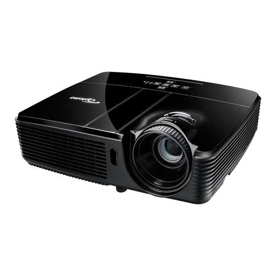 Optoma TX551 Schnellstartanleitung
