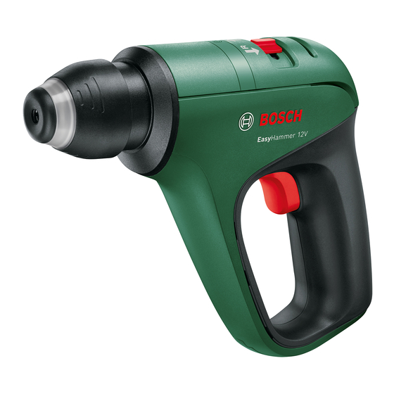 Bosch EasyHammer 12V Originalbetriebsanleitung