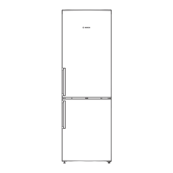 Bosch KGV39X27 Gebrauchsanleitung