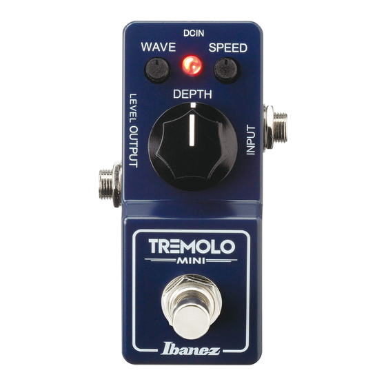 Ibanez TREMOLO MINI Bedienungsanleitung