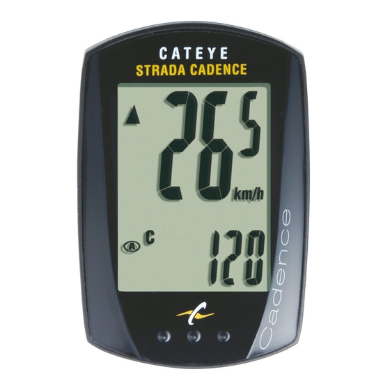 Cateye STRADA CADENCE CC-RD200 Anleitung