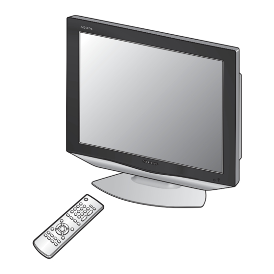 Sharp LC-20S5E-BK Bedienungsanleitung