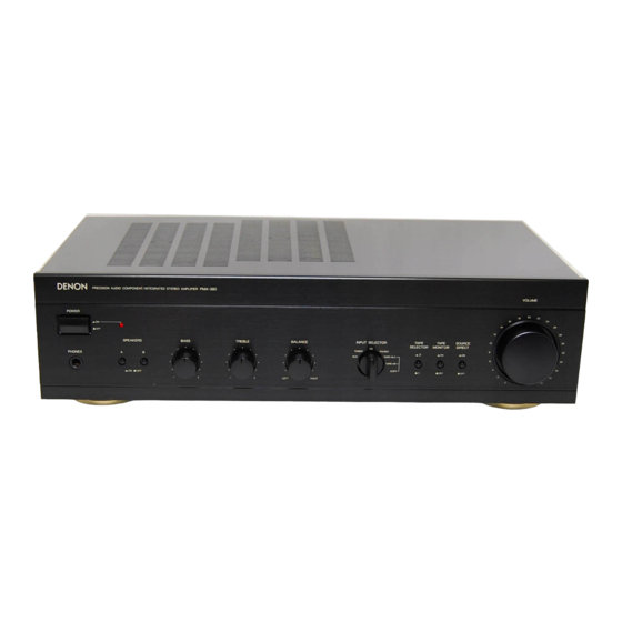 Denon PMA-380 Bedienungsanleitung