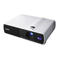 Sony VPL-DX15 Kurzanleitung
