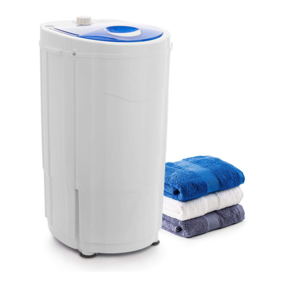 oneConcept Top Spin Compact Bedienungsanleitung