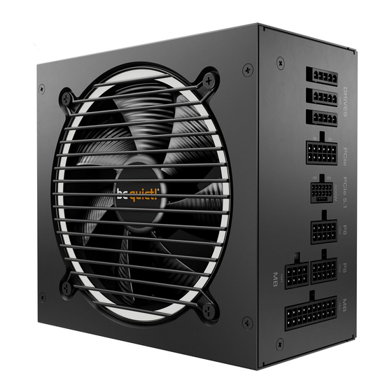 BE QUIET! PURE POWER 12 Handbuch