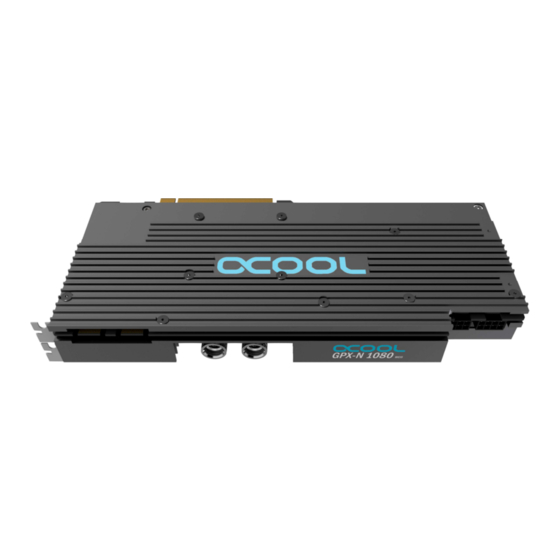 Alphacool NexXxoS GPX-N 1080-M05 Anleitung