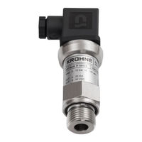 Krohne OPTIBAR P 1010 Handbuch