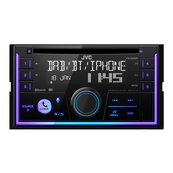 JVC KW-DB95BT Bedienungsanleitung