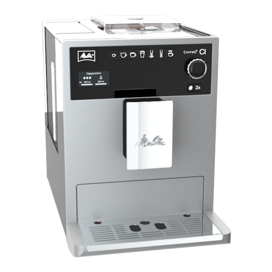 Melitta CAFFEO CI Bedienungsanleitung