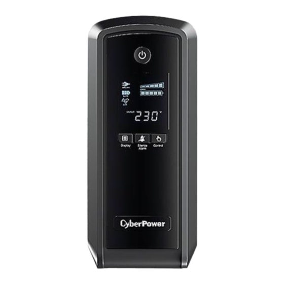 CyberPower CP550EPFCLCD Bedienungsanleitung
