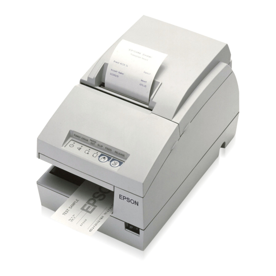 Epson TM-U675 Bedienungsanleitung