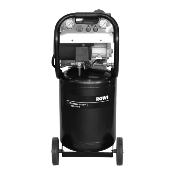 Rowi Kompressor 1800/50/2 Bedienungsanleitung