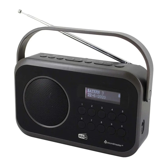 SOUNDMASTER DAB270 Bedienungsanleitung