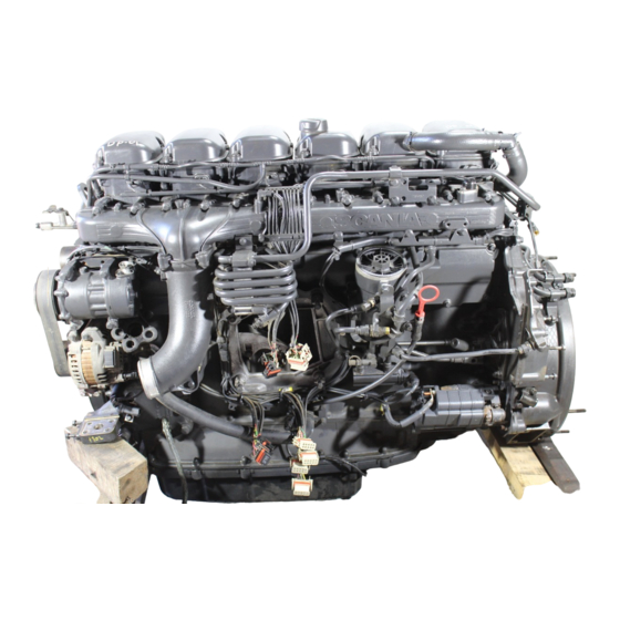 Scania DC13 PDE Bedienungsanweisungen