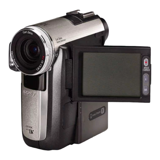 Sony handycam DCR-PC350E Bedienungsanleitung