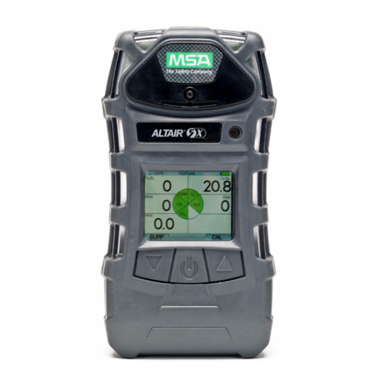 MSA ALTAIR 5X Gebrauchsanleitung