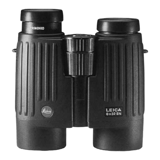 Leica TRINOVID serie Anleitung