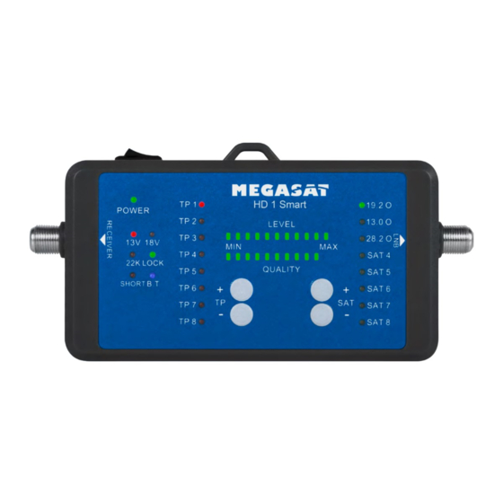 Megasat HD 1 Smart Bedienungsanleitung