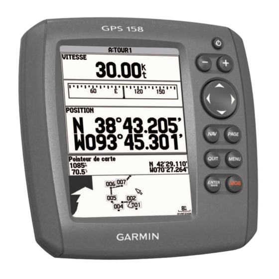 Garmin GPS 158 Benutzerhandbuch