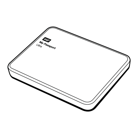 Western Digital My Passport Ultra Bedienungsanleitung