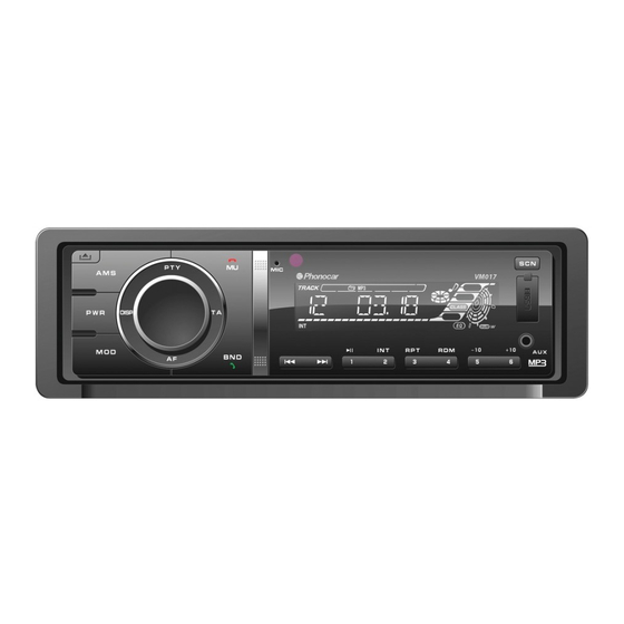 Phonocar VM017 Gebrauchsanweisungen
