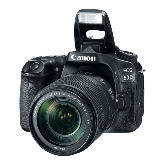 Canon EOS 80D(W) Handbücher