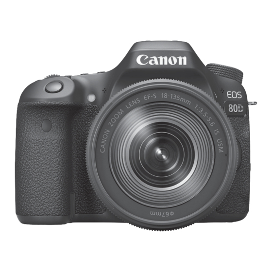 Canon EOS 80D (W) Bedienungsanleitung