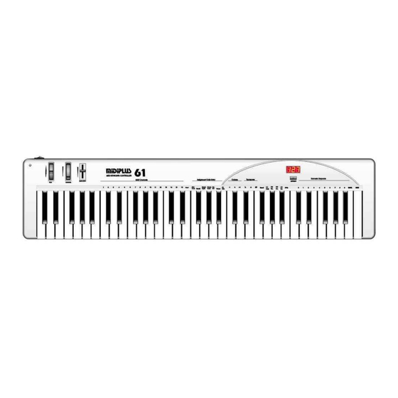 Miditech midiplus 61 Bedienungsanleitung
