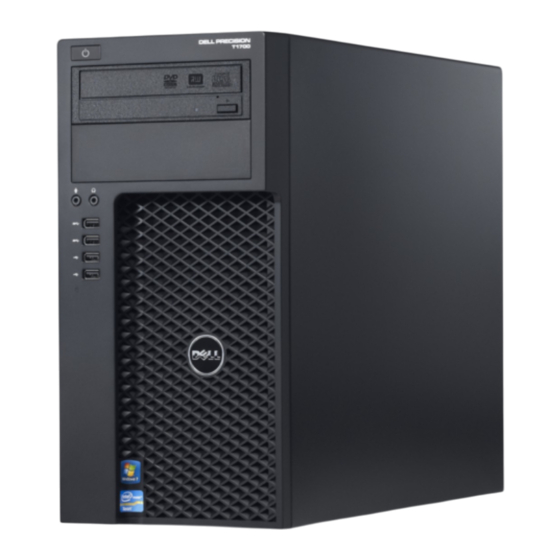 Dell Precision T1700 Informationen Zur Einrichtung Und Zu Funktionen