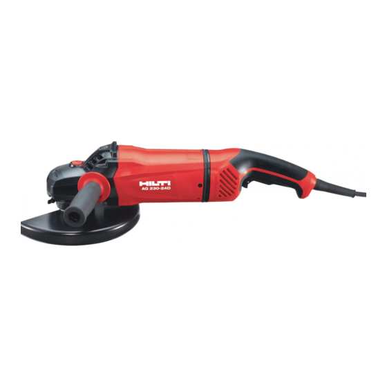 Hilti AG 230-24D Bedienungsanleitung