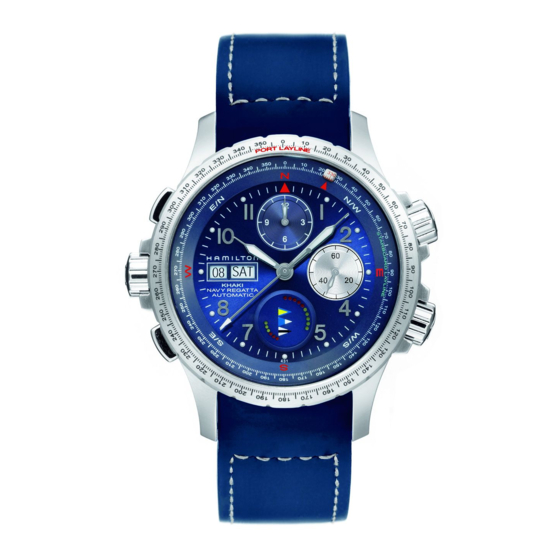 Hamilton KHAKI NAVY REGATTA AUTOMATIC Handbuch