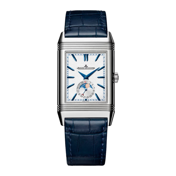 Jaeger-leCoultre REVERSO TRIBUTE Bedienungsanleitung