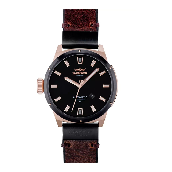 Haemmer Exciter Automatic LIMITED EDITION 333 Bedienungsanleitung