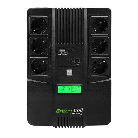Green Cell AiO 600VA Handbücher