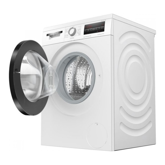 Bosch WUU28T20FG Gebrauchs- Und Montageanleitung