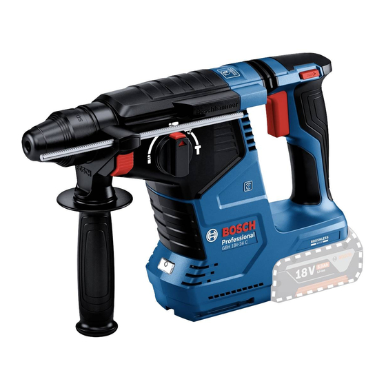 Bosch GBH 18V-24 C Professional Originalbetriebsanleitung