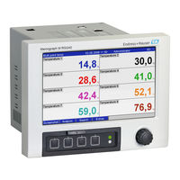 Endress+Hauser Memograph M RSG40 Betriebsanleitung