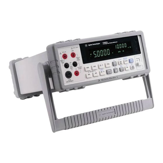 Agilent Technologies U3401A 4 1/2 Benutzer- Und Servicehandbuch