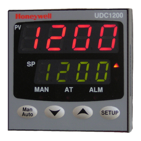 Honeywell UDC1200 MICRO-PRO Produkthandbuch