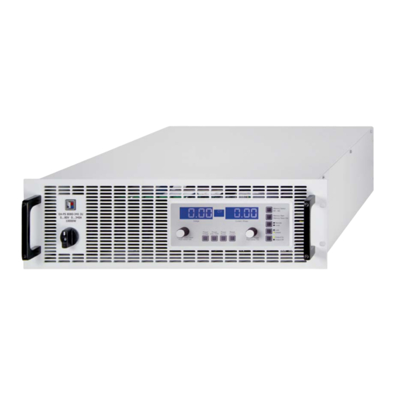 Elektro-Automatik PS 8040-170 3U Bedienungsanleitung