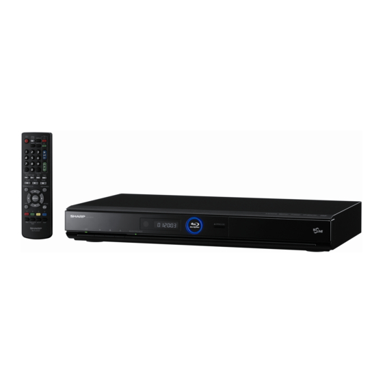 Sharp BD-HP22S Bedienungsanleitung