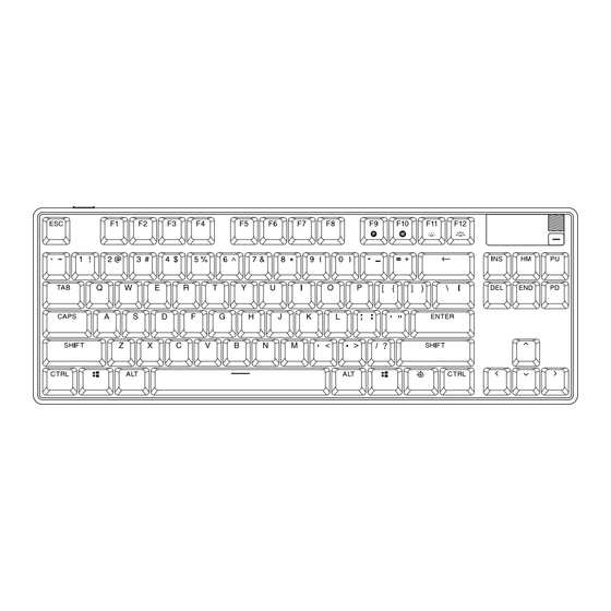 SteelSeries APEX PRO TKL Produktinformationshandbuch