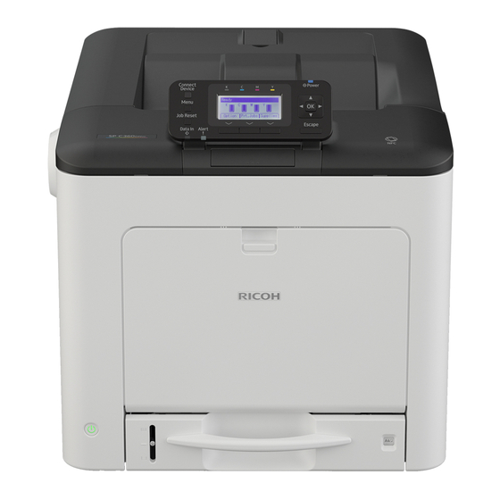 Ricoh SP C360DNw Bedienungsanleitung Und Installationsanleitung