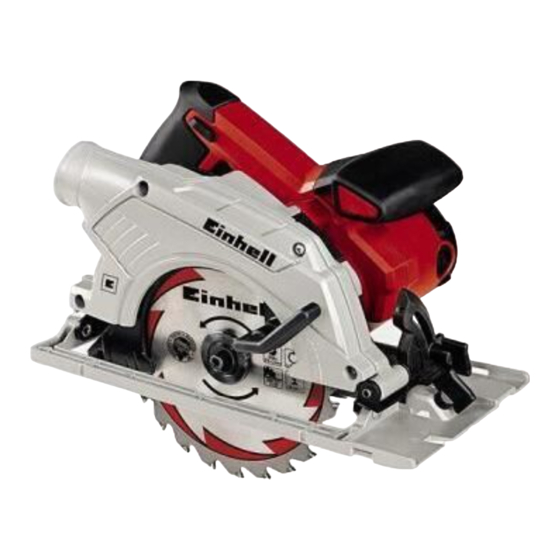 EINHELL TE-CS 165 Originalbetriebsanleitung